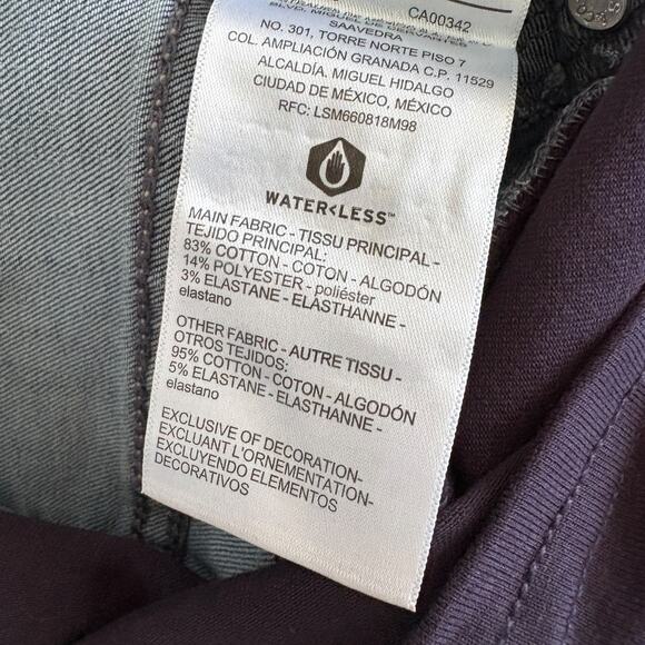 NWT Levi Strauss Signature Gold Maternity Skinny Jeans Simply Stretch Wash M - Picture 6 of 9